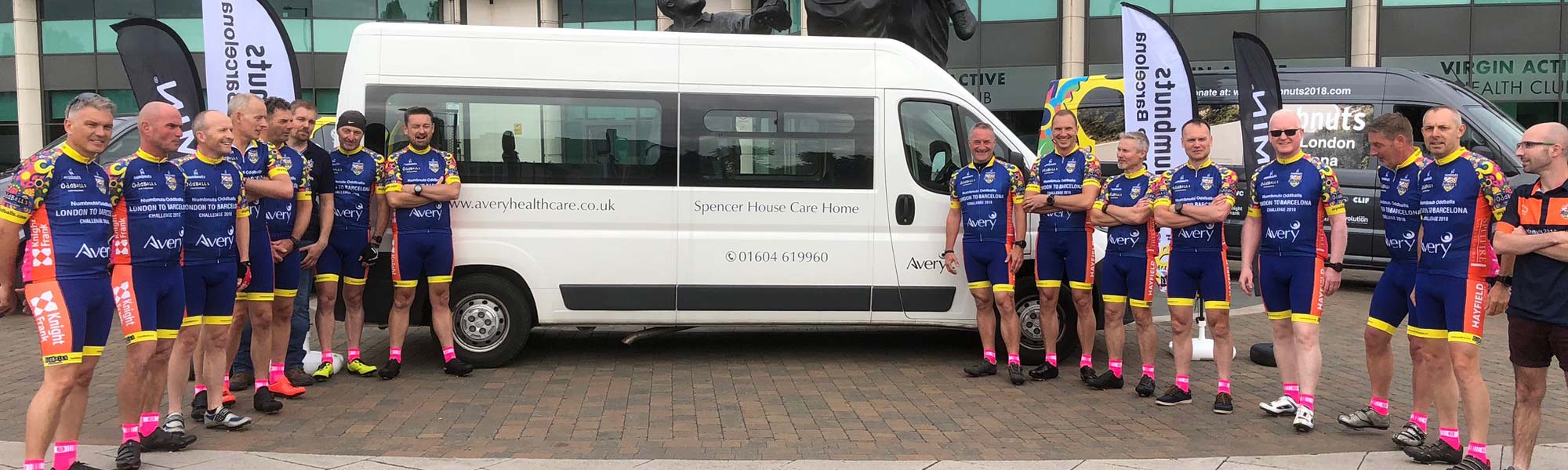 Avery Sponsor OddBalls 1000 mile cycling charity