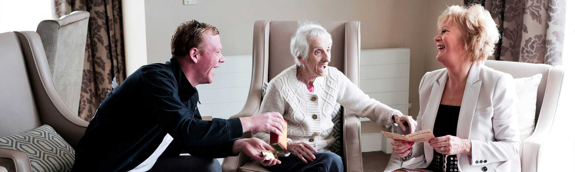 Highcliffe Care Home Sherrie Visit 1950s