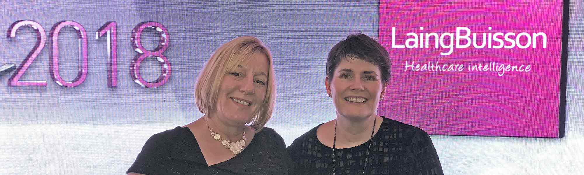 LaingBuisson 2018 awards excellence in training awards even sharon winfield sandra stark avery healthcare