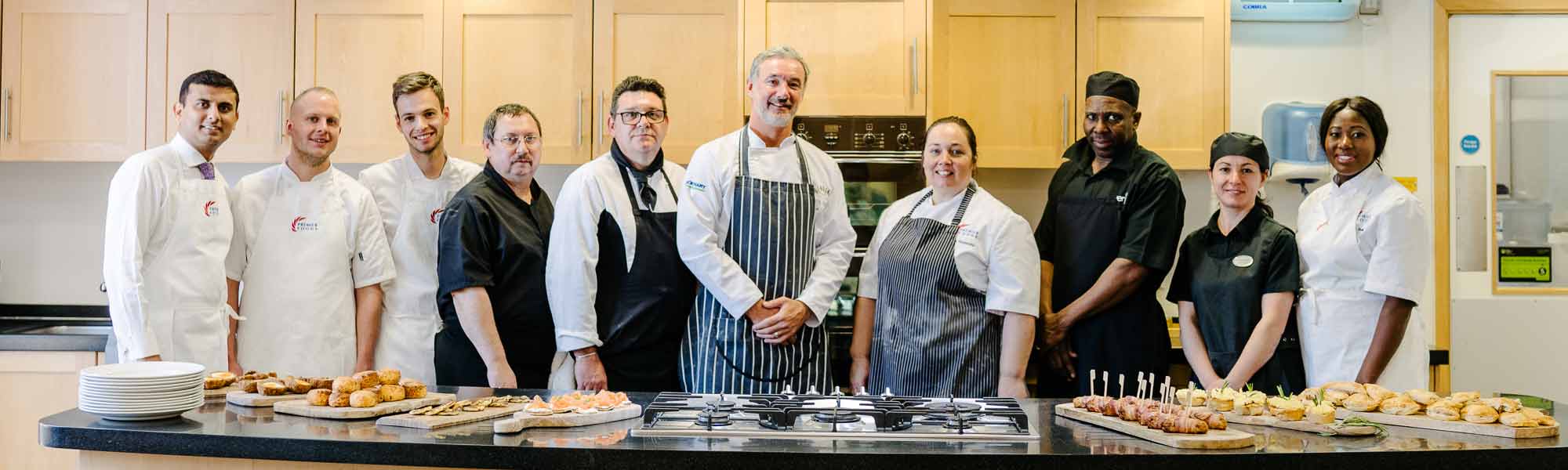 Avery Sous chefs training with Simon Lawrence