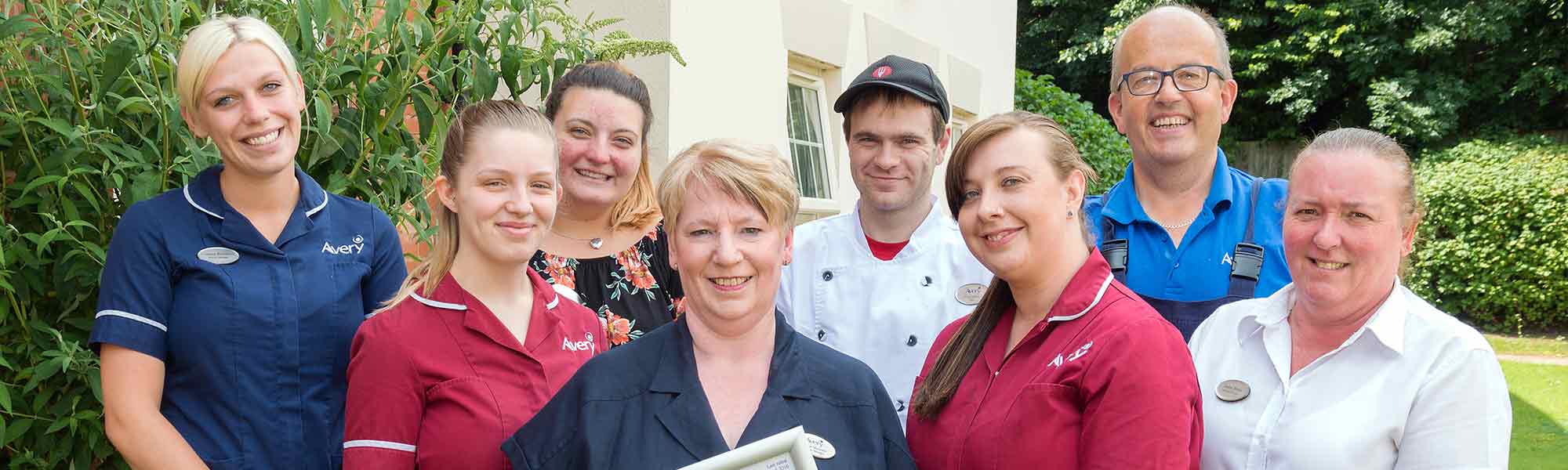 Horse Fair staff celebrate good in all categories CQC banner