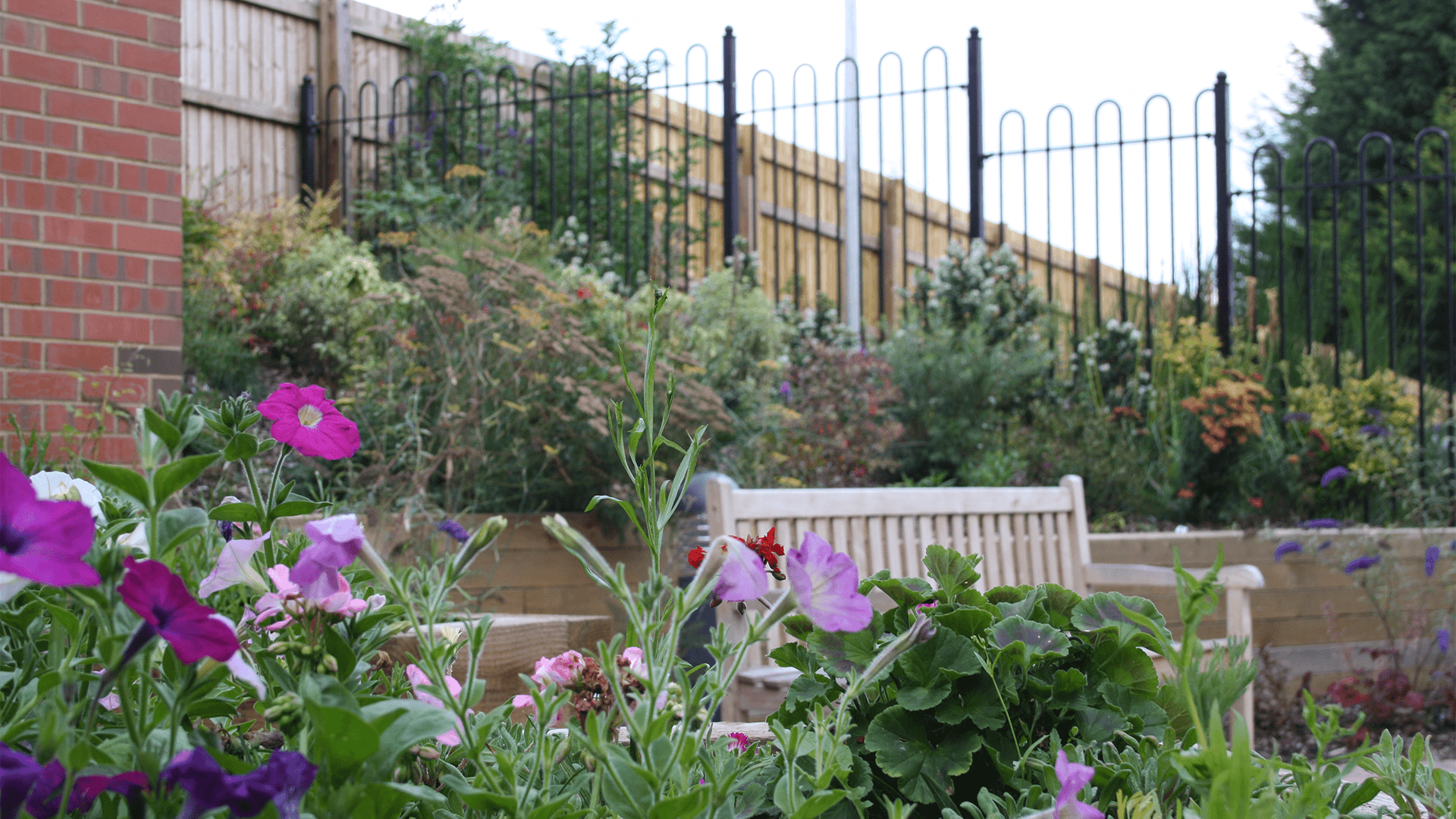 Dukes Court garden flowers